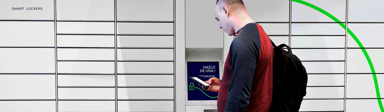 Locker inteligente frontal